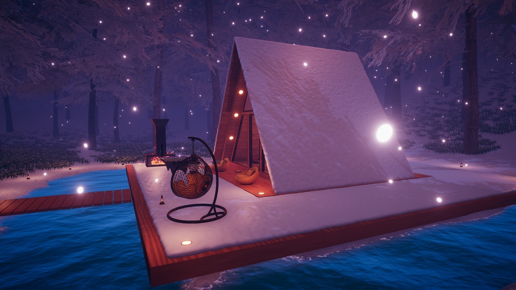 【VRChat Cabin Winter】