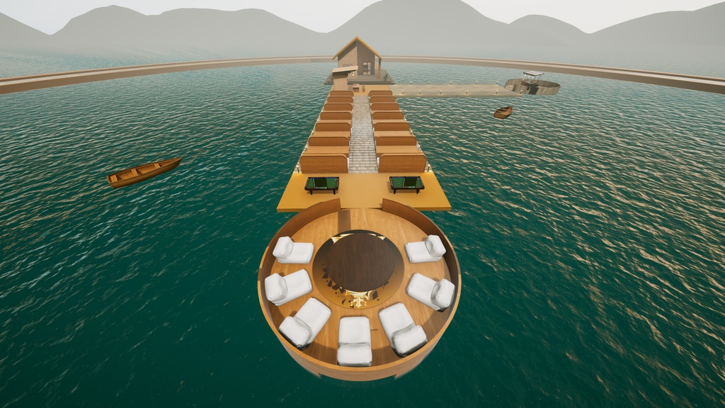 【VRChat AquaHaven Hideaway / 水の楽園隠れ家】