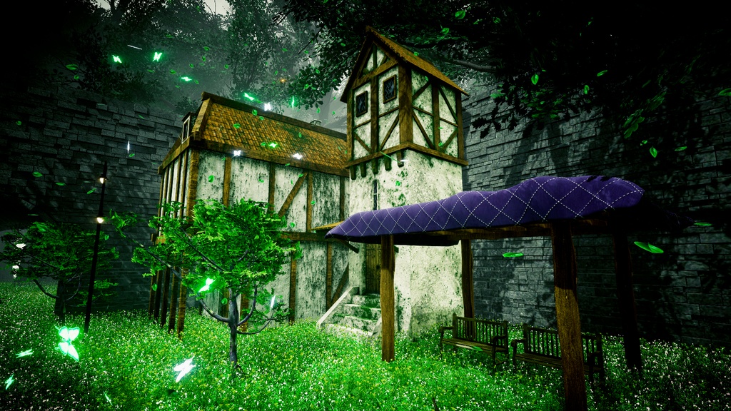 VRChat Forgotten Rail: A Fantasy Village / VRChat 忘却の軌道:幻の村