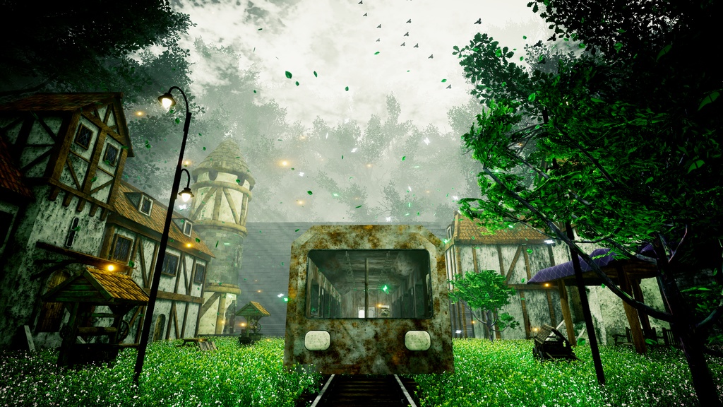 VRChat Forgotten Rail: A Fantasy Village / VRChat 忘却の軌道:幻の村