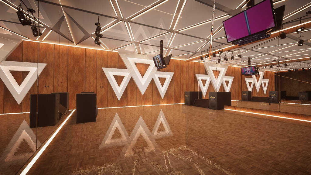 VRChat PRISM Dance Studio / VRChat PRISMダンススタジオ