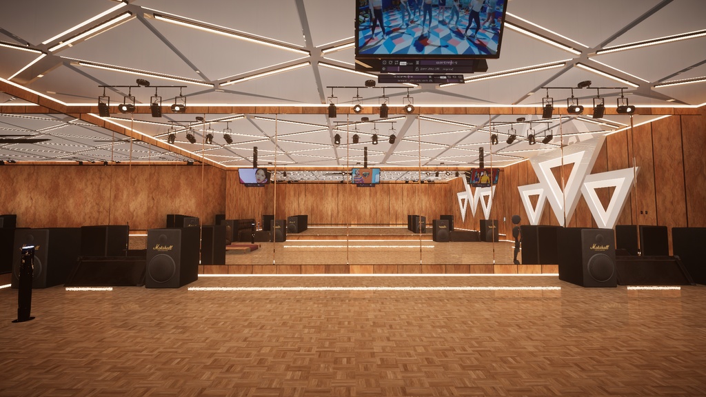 VRChat PRISM Dance Studio / VRChat PRISMダンススタジオ