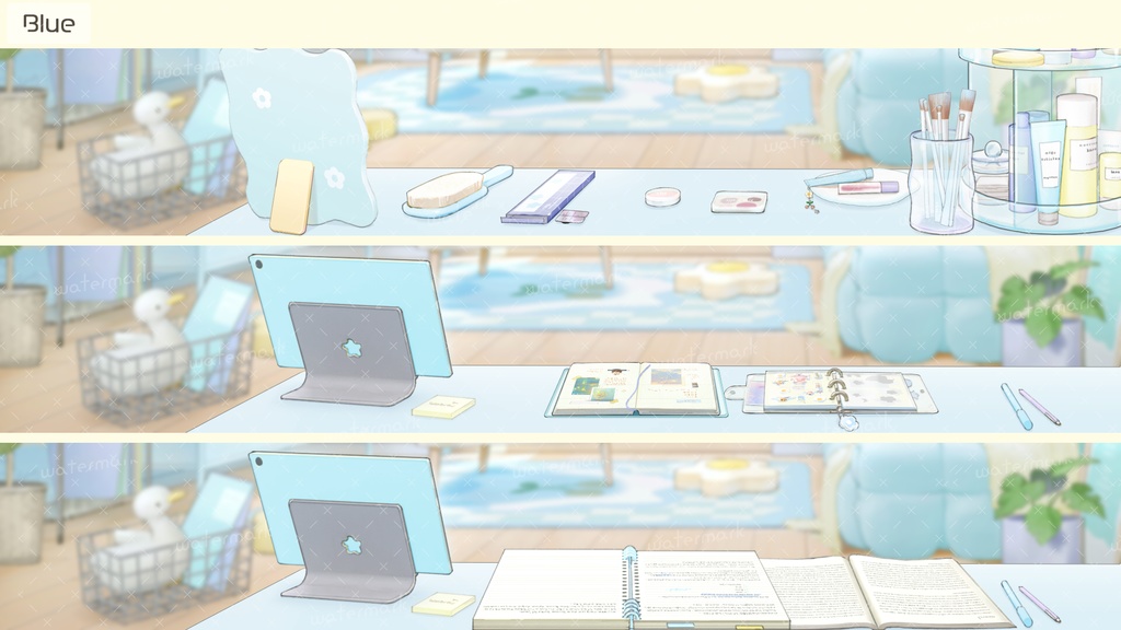 【動く背景素材】ネオレトロな部屋(無料アプデあり)