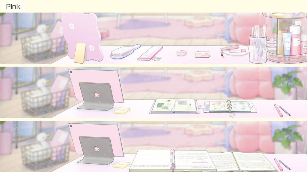 【動く背景素材】ネオレトロな部屋(無料アプデあり)