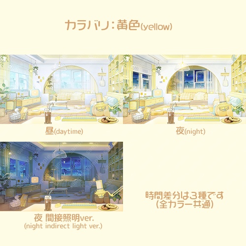 【動く背景素材】ネオレトロな部屋