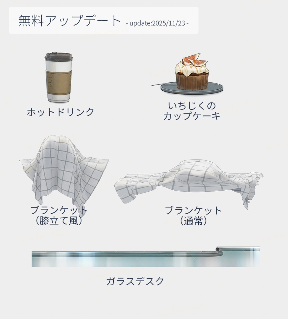 【動く配信背景】チル・シティ・ルーム(無料アプデあり)