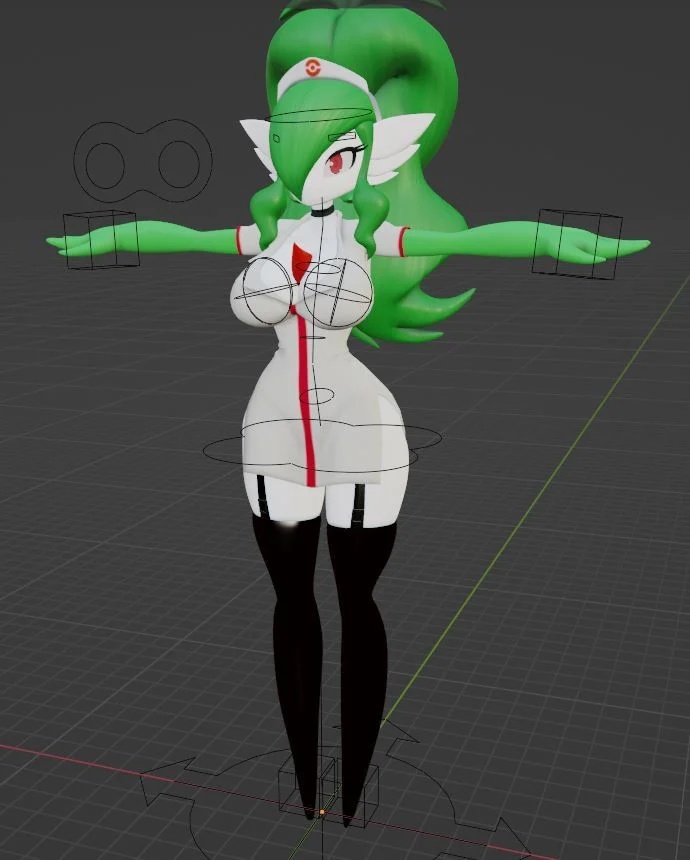 Nurse gardevoir (ナース サーナイト)