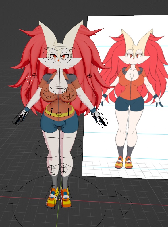 Braixen - lucyfercomics OC