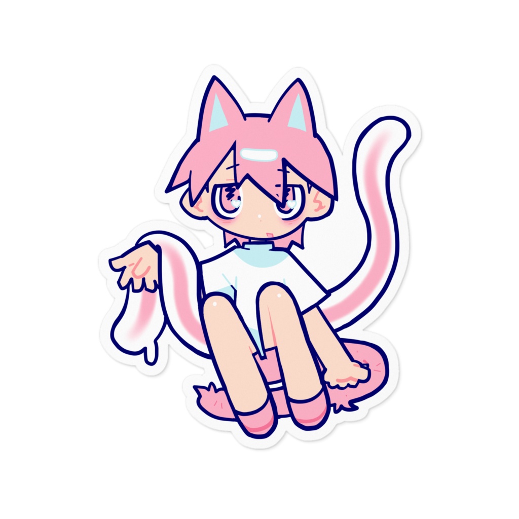 ねこにょろ♡おすわり