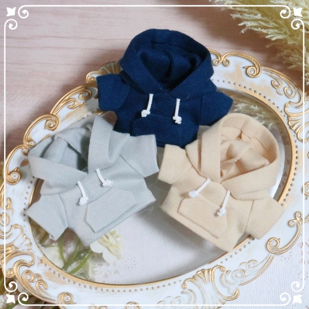 10cmぬい服　ノーブルカジュアルフーディ