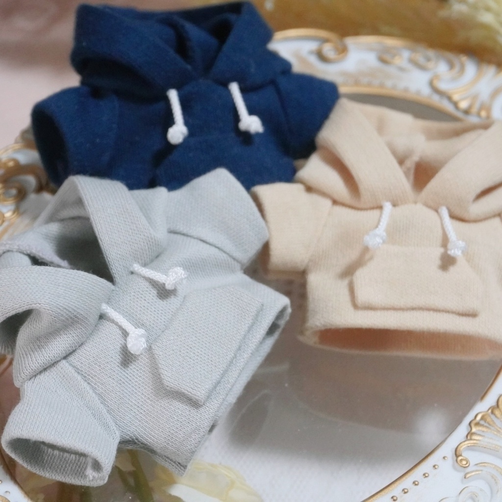 10cmぬい服 ノーブルカジュアルフーディ