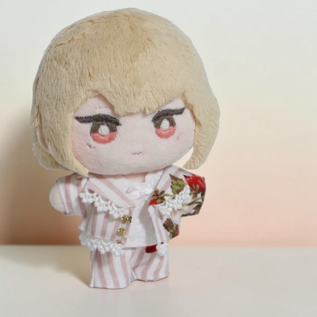 10cmぬい服 ストロベリーティータイムジャケット+リボンシャツセット