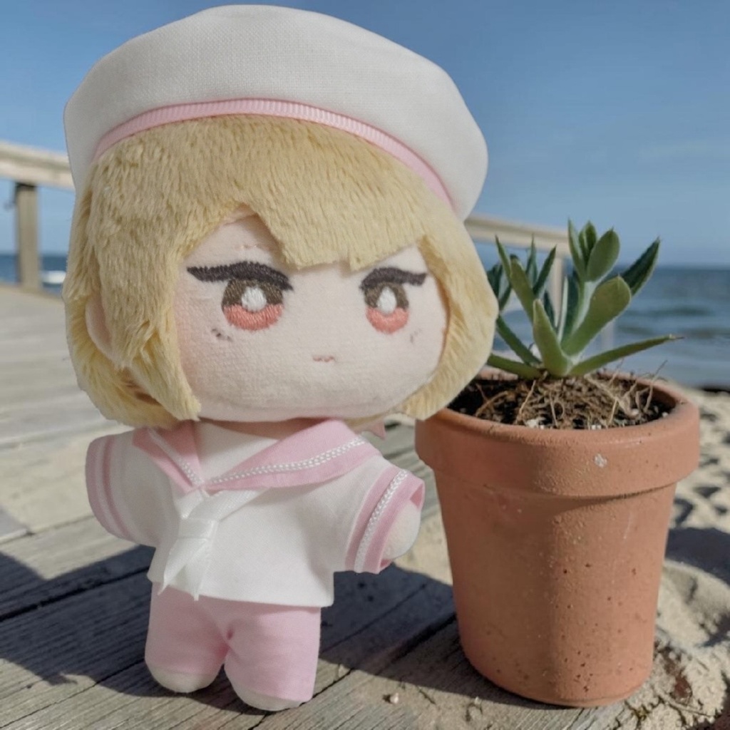 10cmぬい服 マリンセーラーコーデ