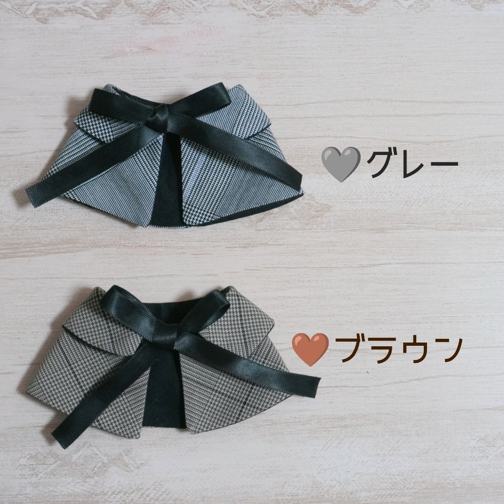 フリーサイズぬい服 グレンチェックケープ