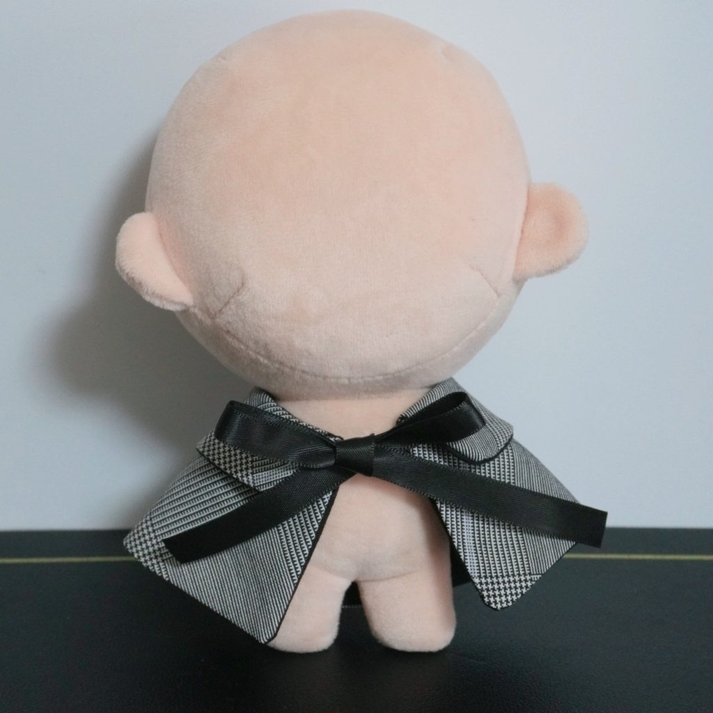 フリーサイズぬい服 グレンチェックケープ