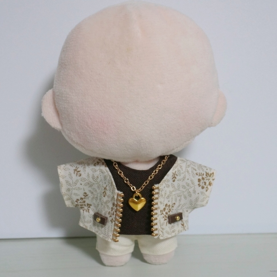 10cmぬい服 ジップジャケット+ハートチャームインナーセット