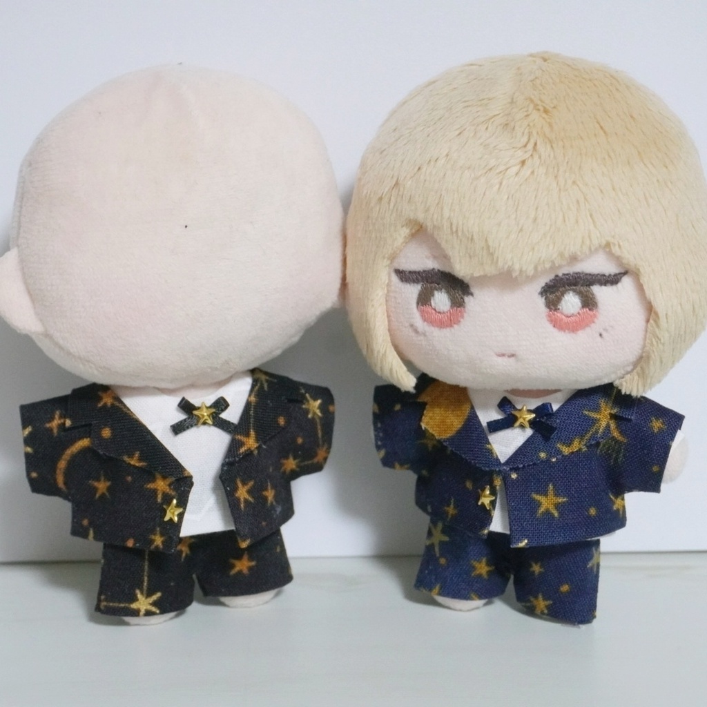 10cmぬい服 星空のスーツセット