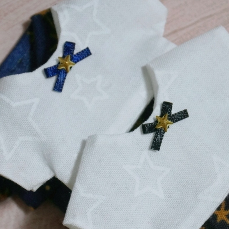 10cmぬい服 星空のスーツセット