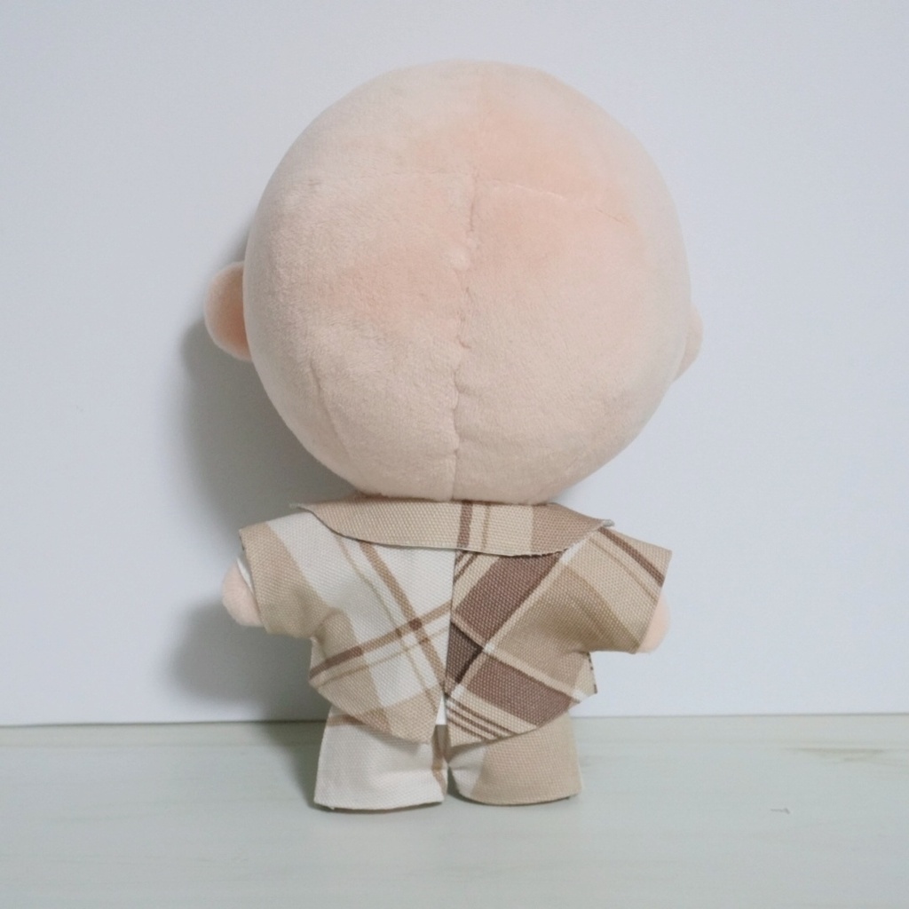 15cmぬい服 チェックジャケット(セットアップ選択可)