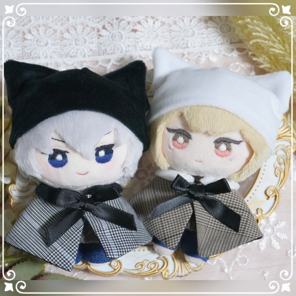 10cm〜ぬい服　ねこみみ風ニット帽