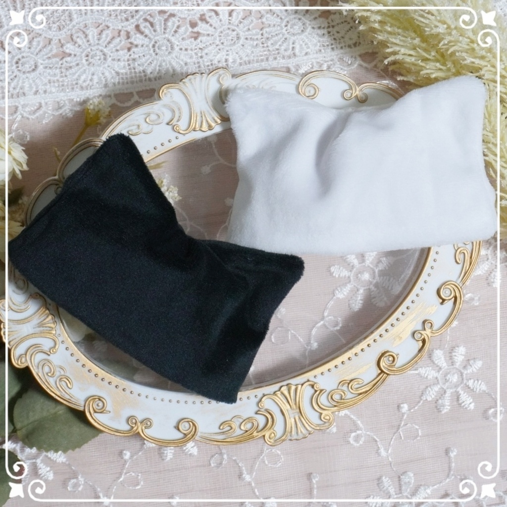 10cm〜ぬい服 ねこみみ風ニット帽
