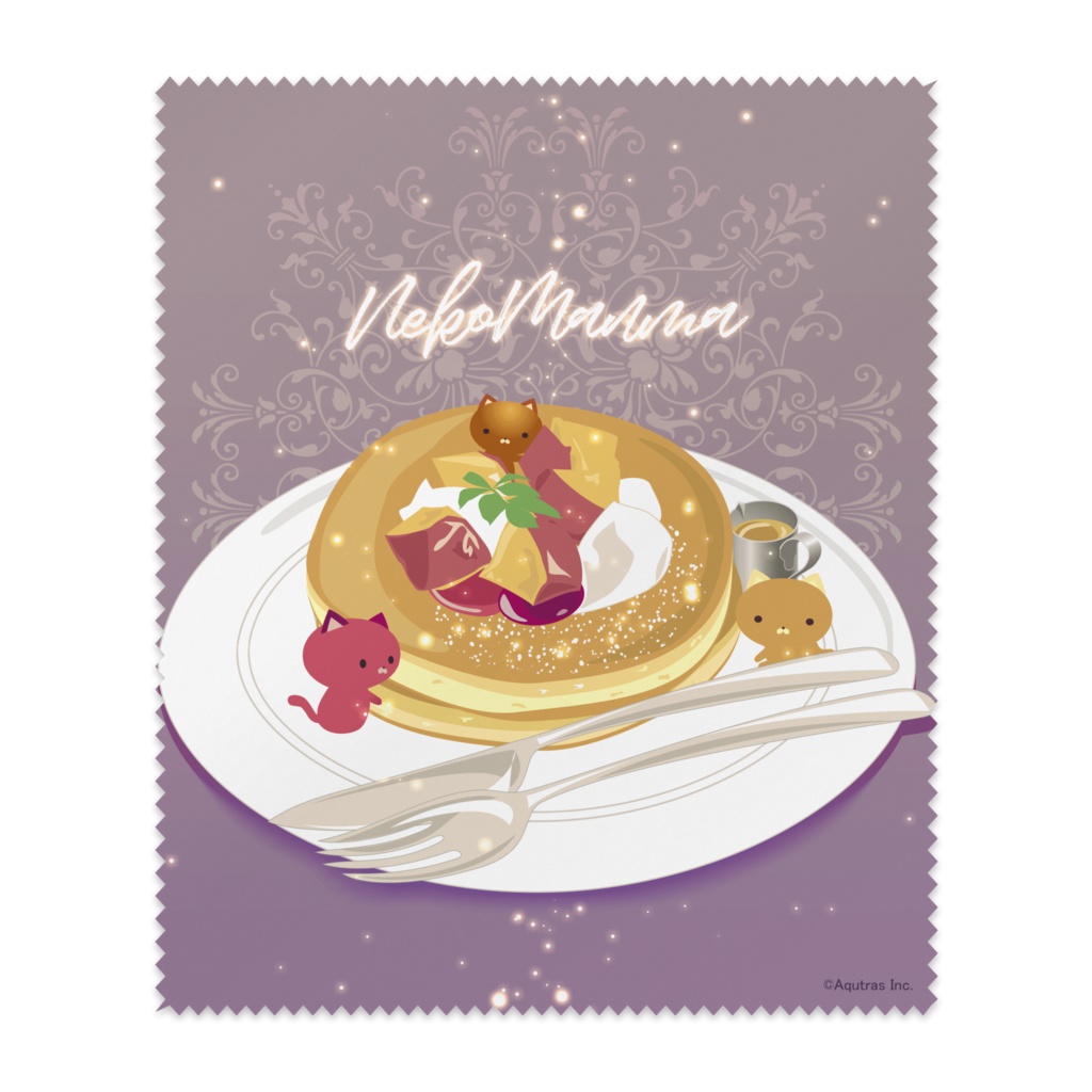 ねこまんまクリーニングクロス:秋のパンケーキ