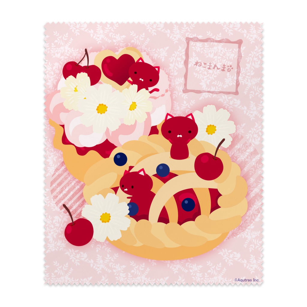 ねこまんまクリーニングクロス:チェリーパイ