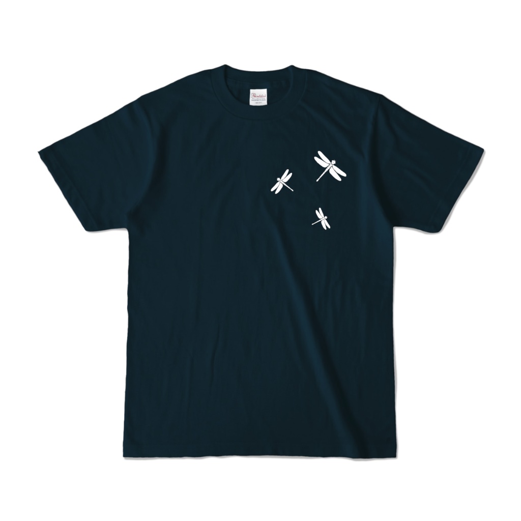 とんぼとメガネ　Tシャツ　カラーネイビー　S～XL