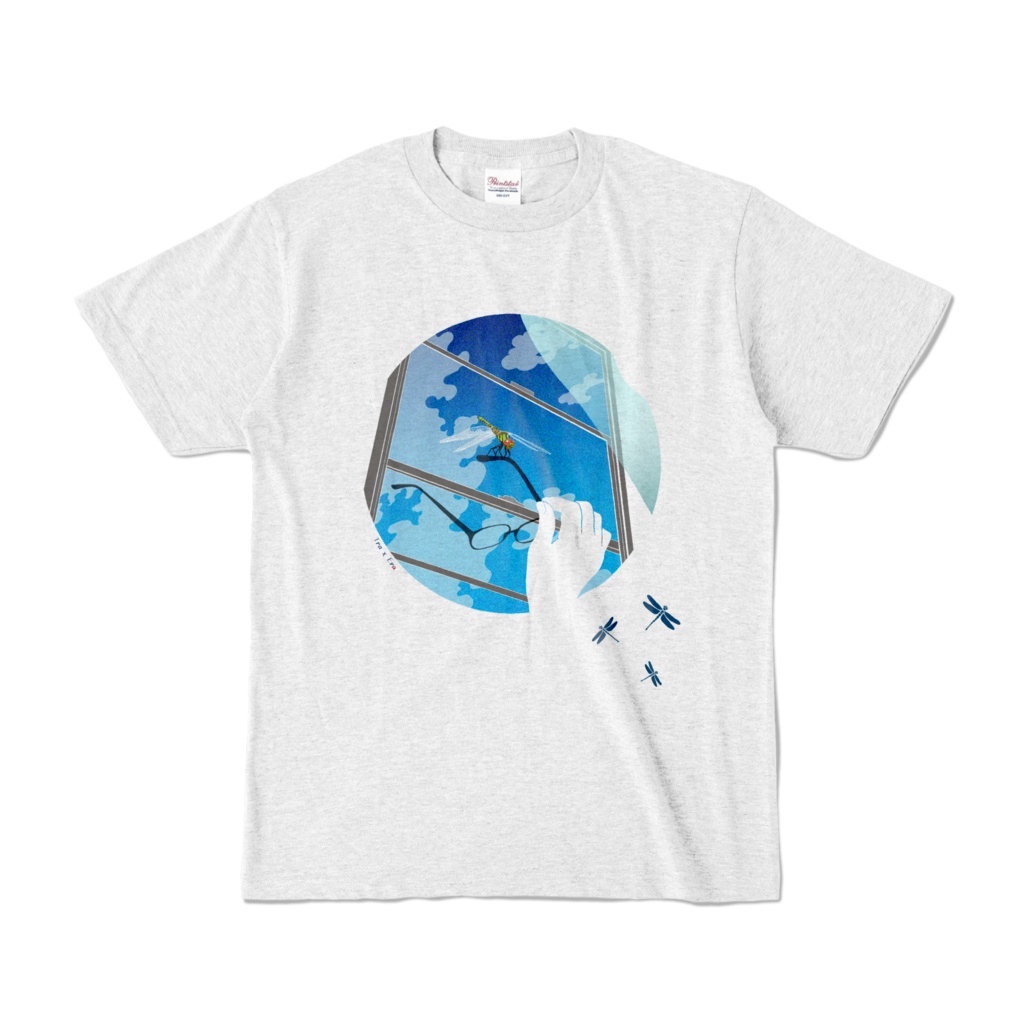 とんぼとめがねTシャツ 正面のみ印刷