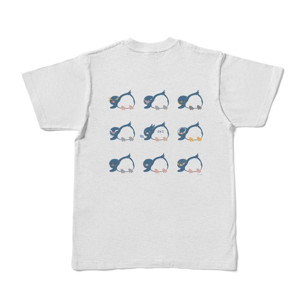 ペンギンTシャツ 悪ペン付きw