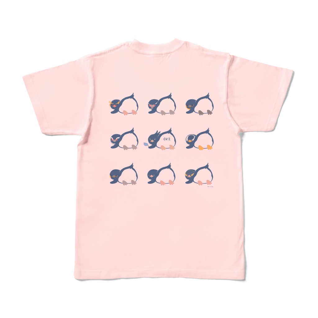 ペンギンTシャツ ピンク