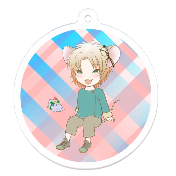 ネズっ子 ふんわり アクキー