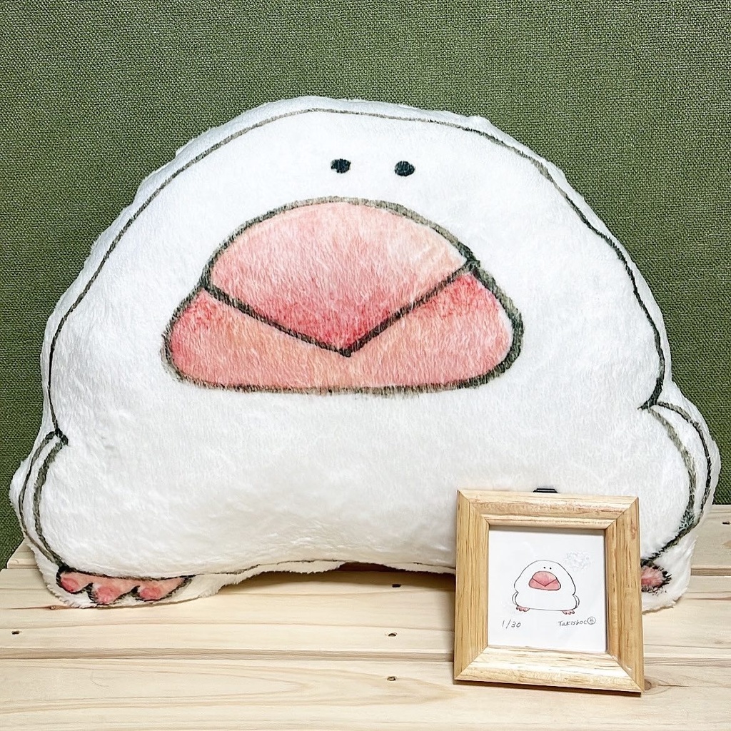 もちもちブン太くんクッション（ミニイラスト付き）