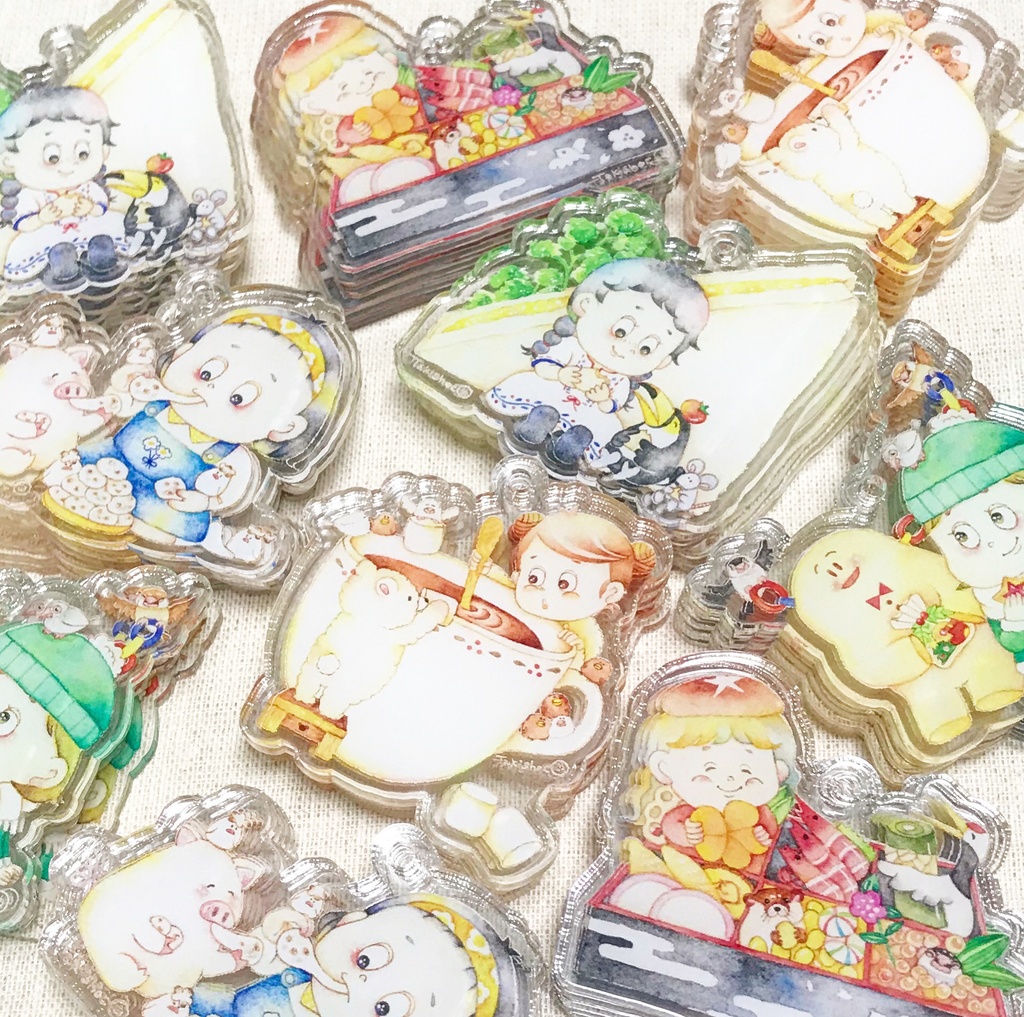 たべものキーホルダー（各種）