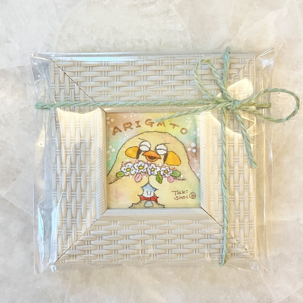 ミニ原画（ARIGATOぷりかけ）