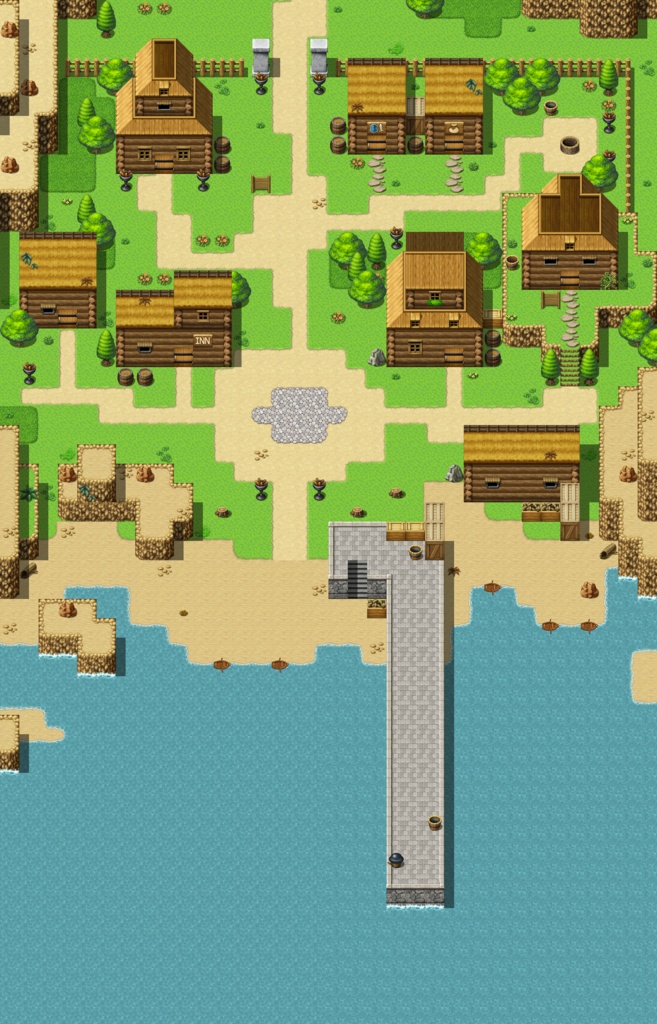 【MV/MZ】✰オヤジ狩りのマップ素材集✰