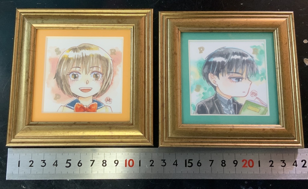 GHキャラクターミニ水彩額/谷山麻衣A