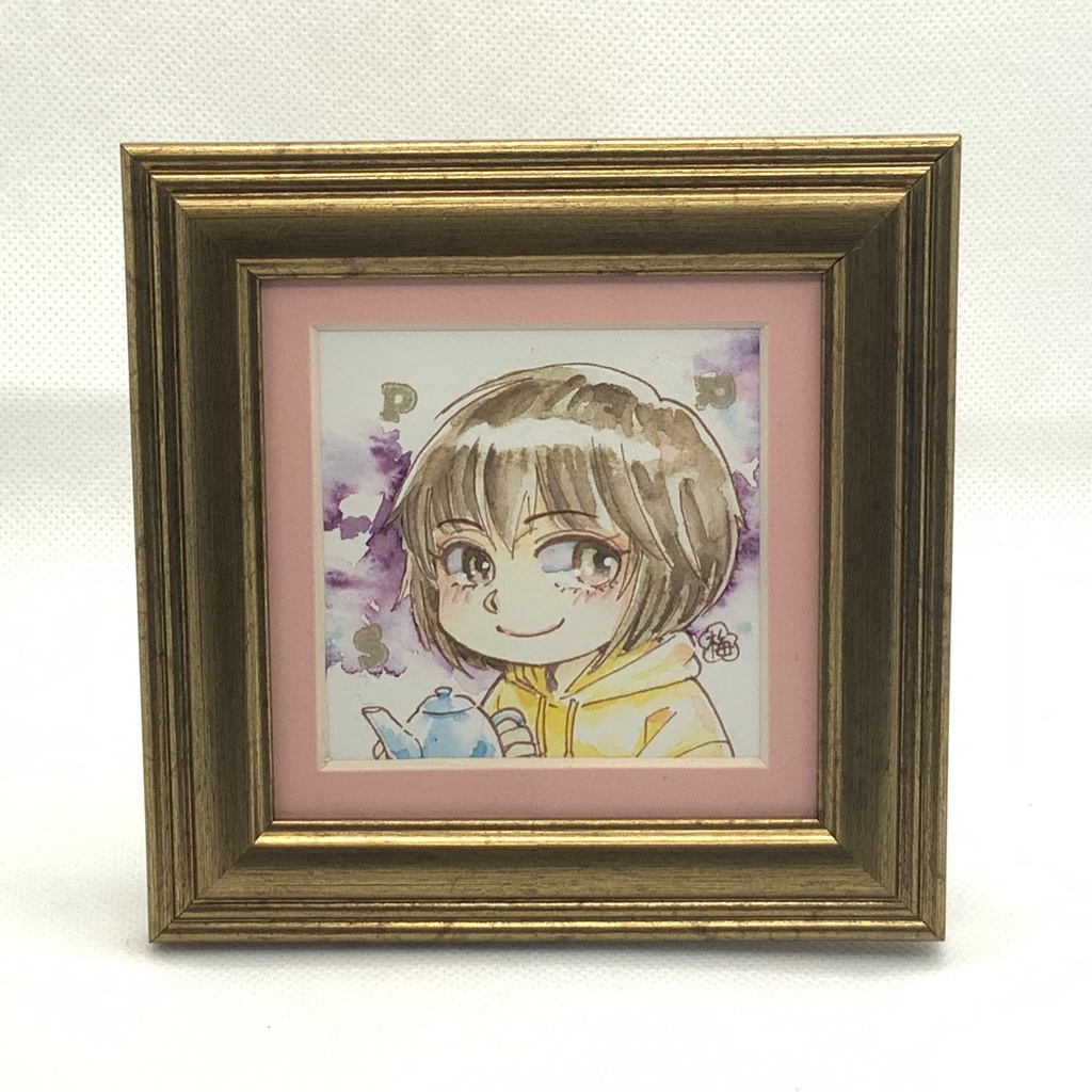 GHキャラクターミニ水彩額/谷山麻衣B