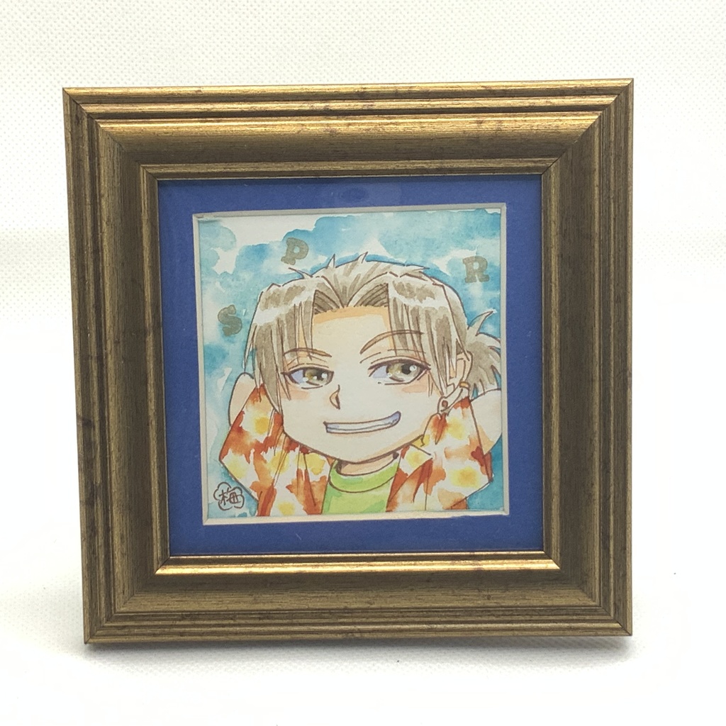 GHキャラクターミニ水彩額/滝川法生(ぼーさん)