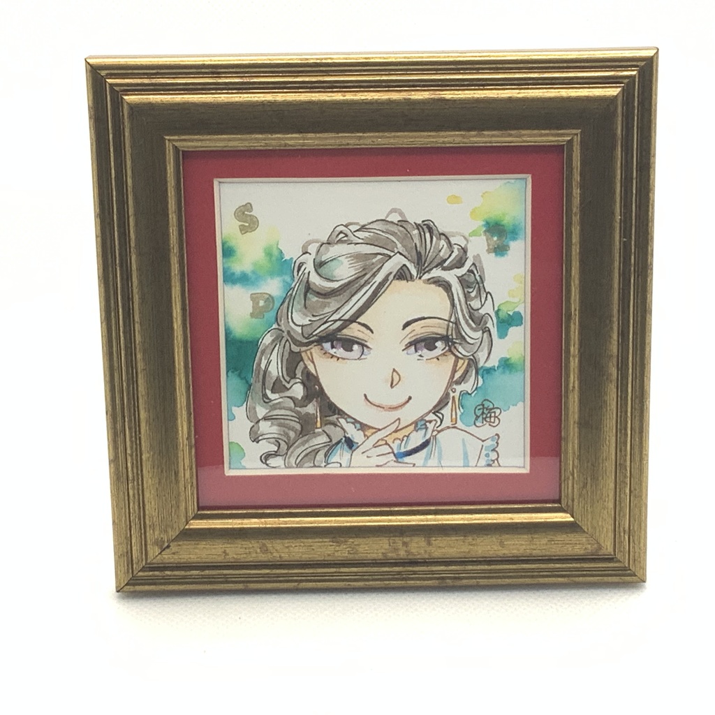 GHキャラクターミニ水彩額／松崎綾子