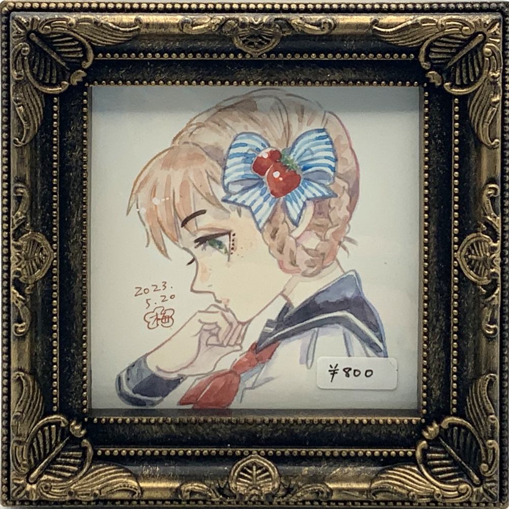 関西コミティア72持ち込み水彩原画等