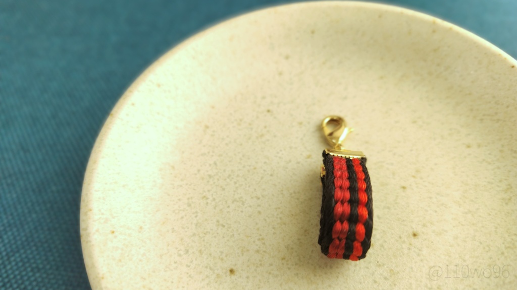 刀剣乱舞 加州清光カラーイメージ 組紐チャーム