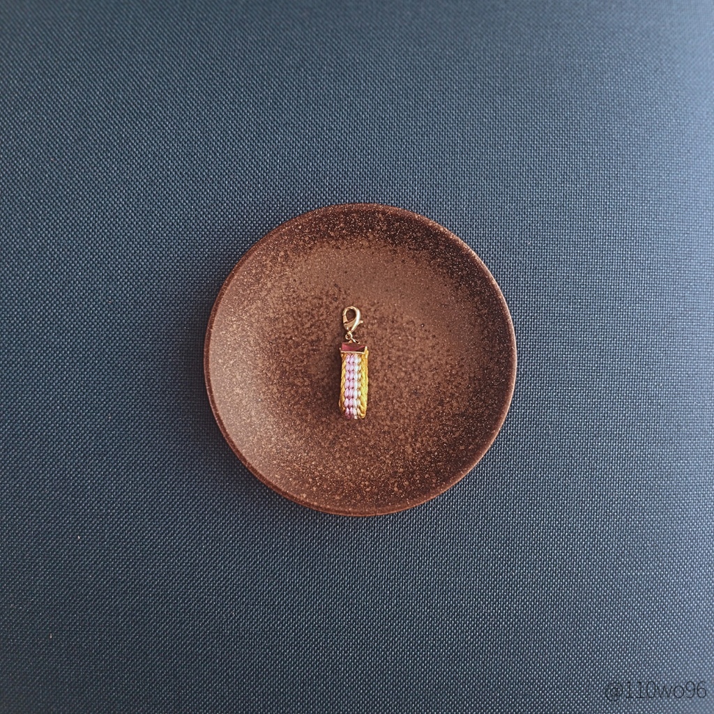 刀剣乱舞　蜂須賀虎徹カラーイメージ　組紐チャーム