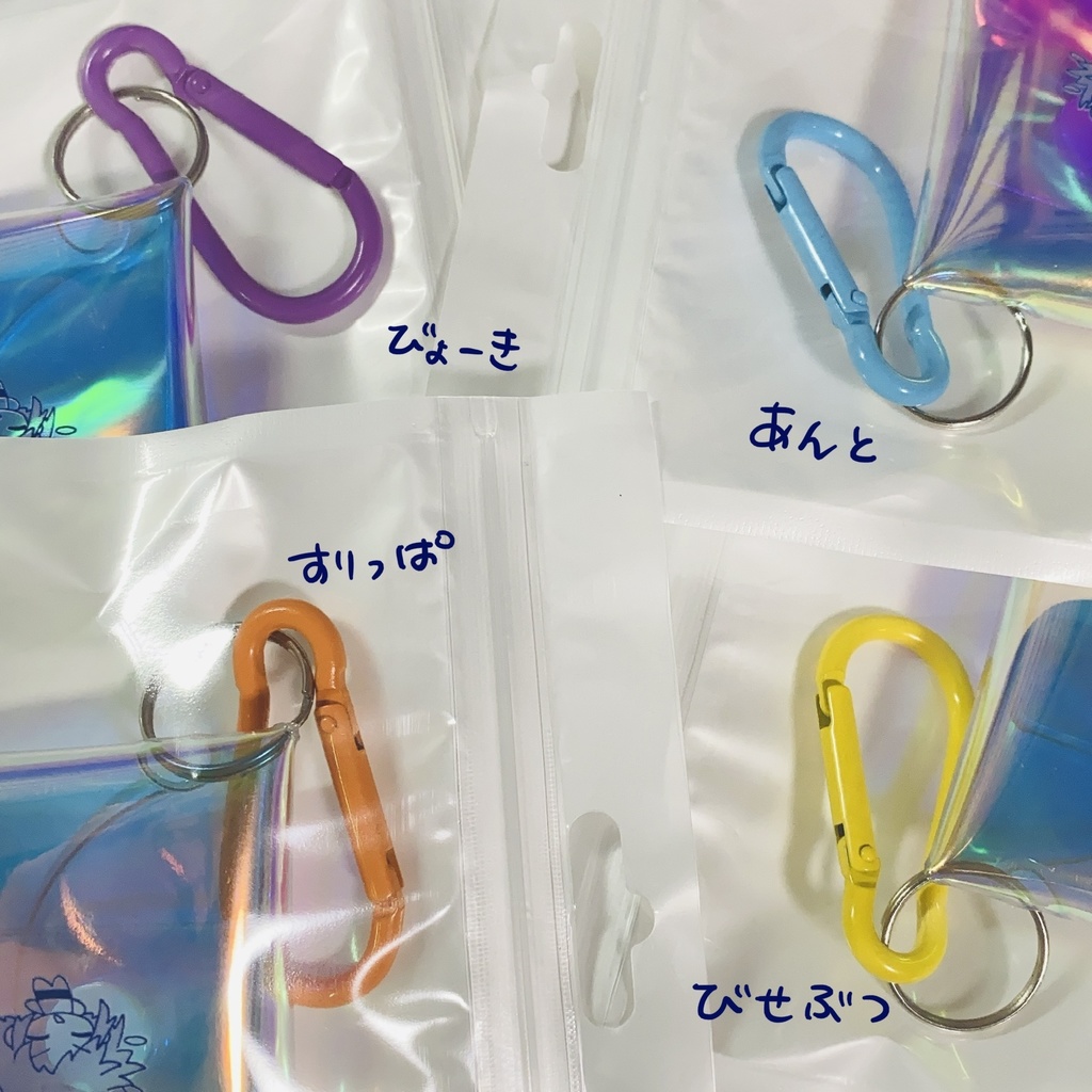 MANZOU オーロラクリアマルチケース