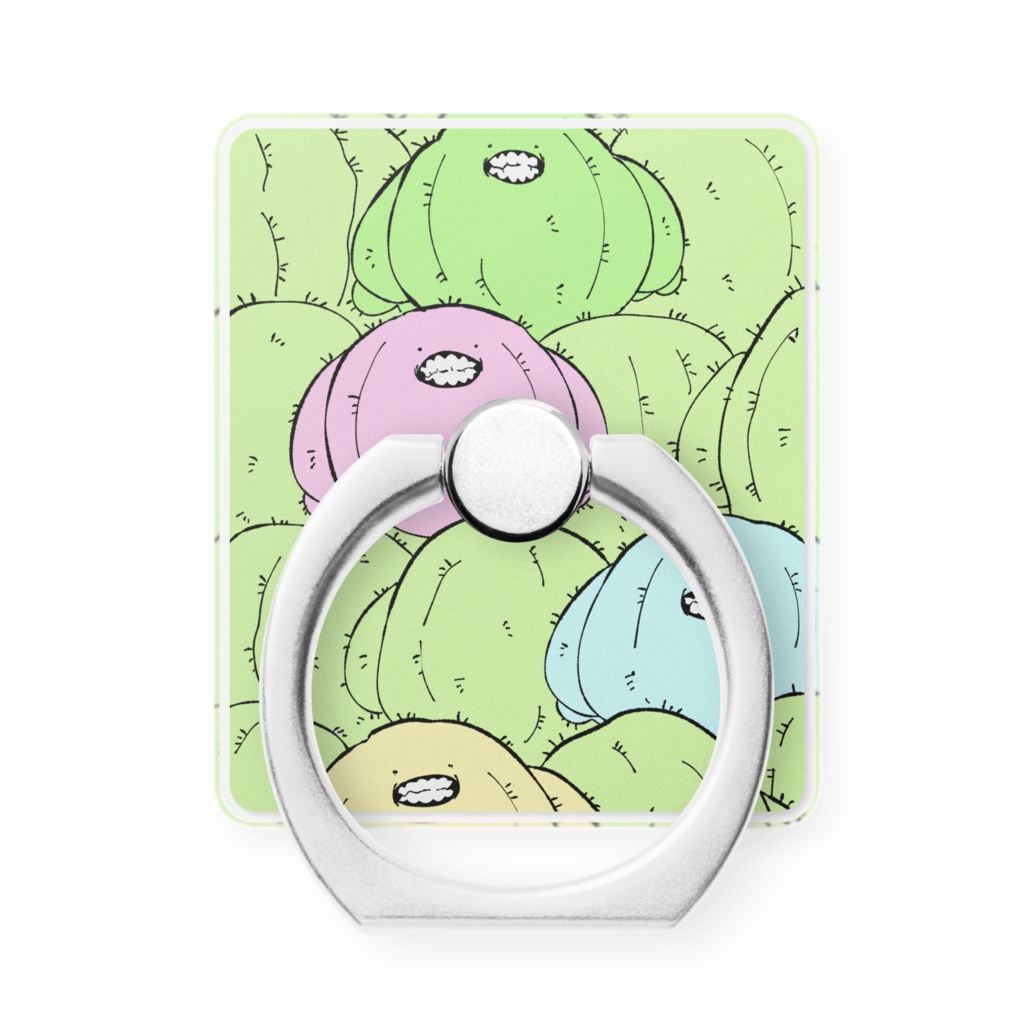 さぼてんスマホリング