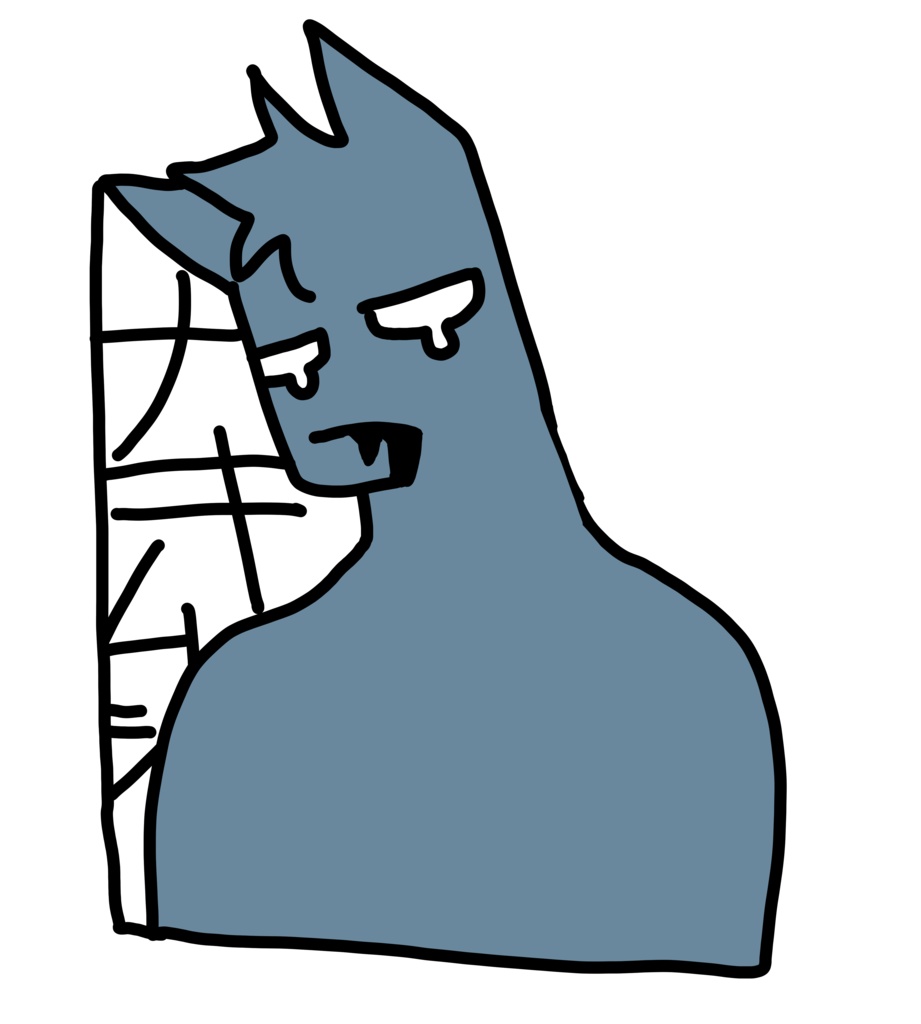 泣き虫の青おにTシャツ