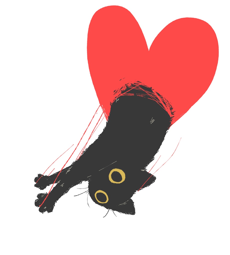 黒猫サコッシュ