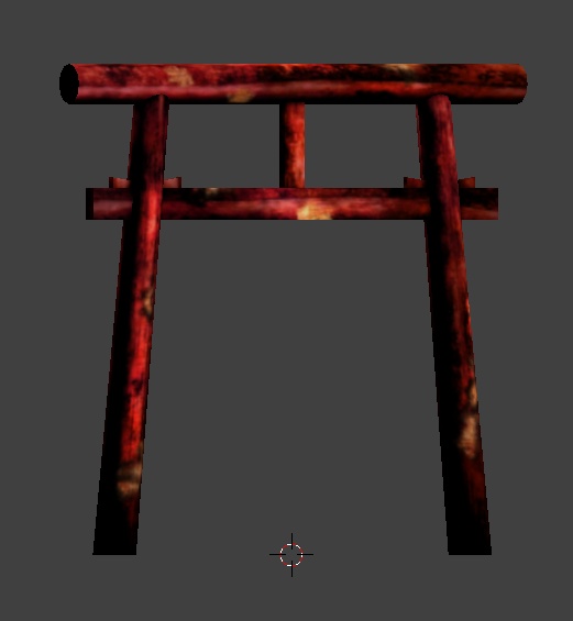 鳥居 3Dモデル