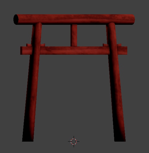 鳥居 3Dモデル