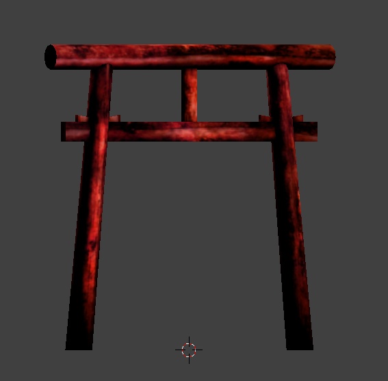 鳥居 3Dモデル